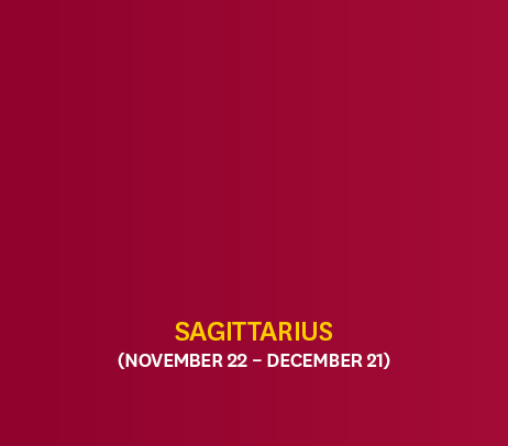 Sagittarius (November 22 – December 21)