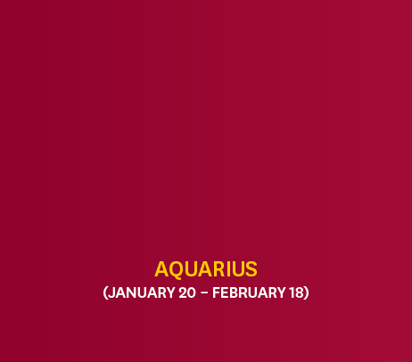 Aquarius (January 20 – February 18)