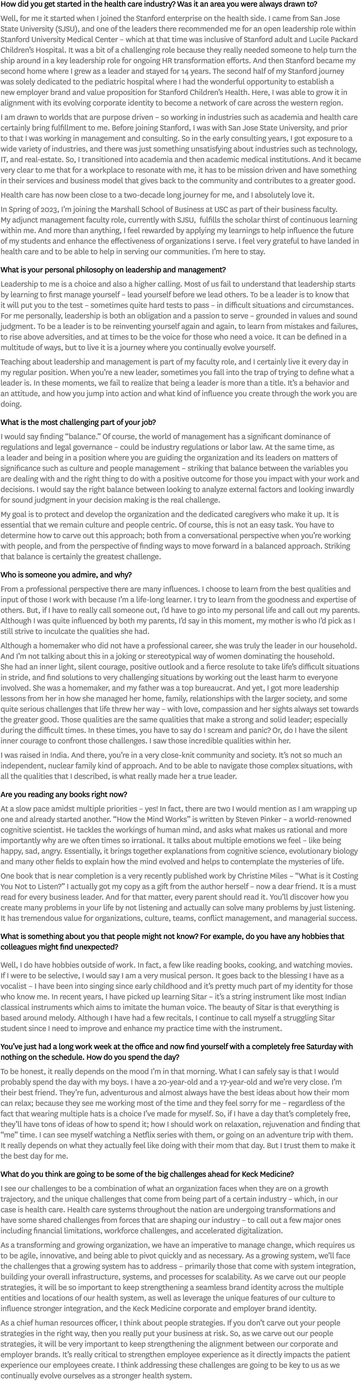 How did you get started in the health care industry? Was it an area you were always drawn to? Well, for me it started...