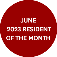 June 2023 Resident of the Month