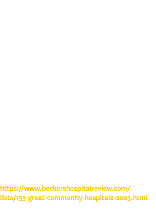 Becker’s Hospital Review has placed USC Arcadia Hospital on its 2023 list of 153 Great Community Hospitals. The publi...
