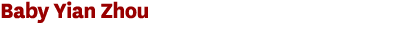 Baby Yian Zhou 