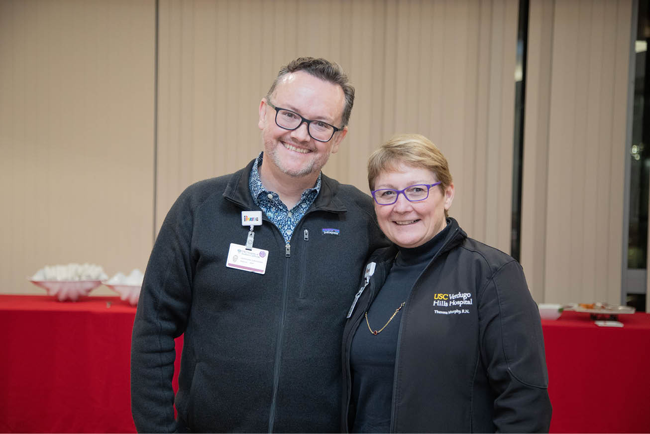  Keck Pride's January Mixer Theresa Murphy Christopher Loertscher