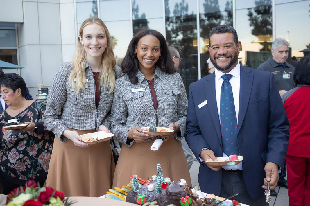  Pasadena Rose Court visits USC Norris Comprehensive Cancer Center and Hospital - Keck Medicine of USC.