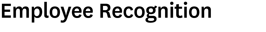 Employee Recognition