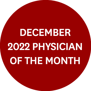 December 2022 Physician of the month