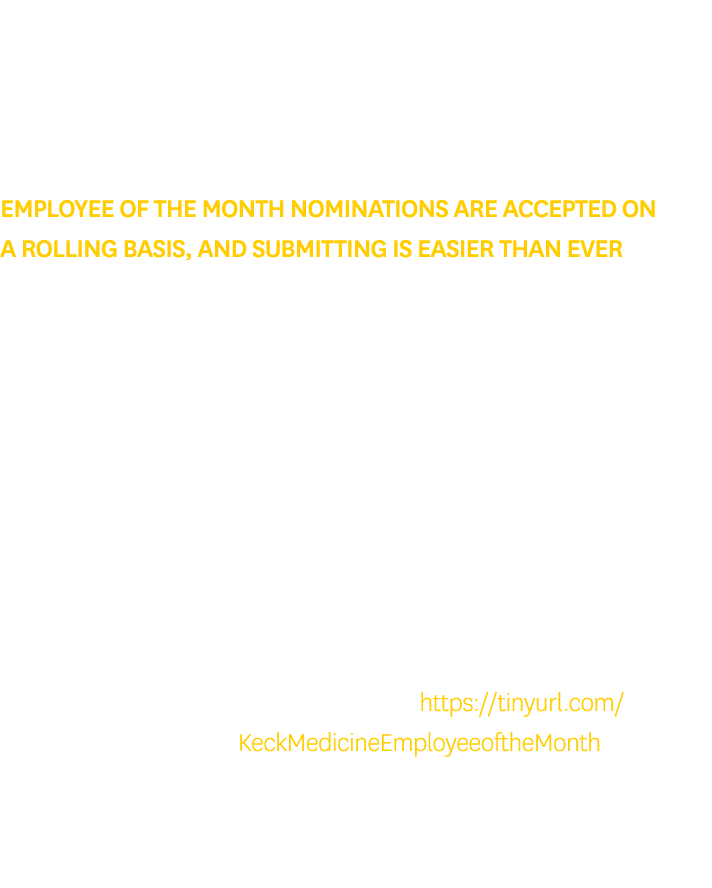 Each month, we take time to recognize colleagues from across the health system who exemplify the organization’s missi...