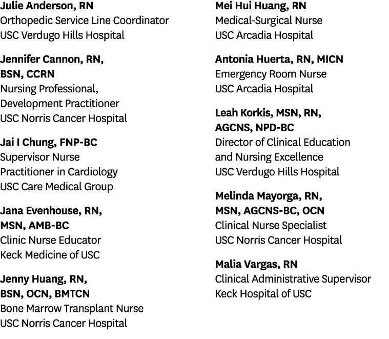 Julie Anderson, RN Orthopedic Service Line Coordinator USC Verdugo Hills Hospital Jennifer Cannon, RN, BSN, CCRN Nurs...