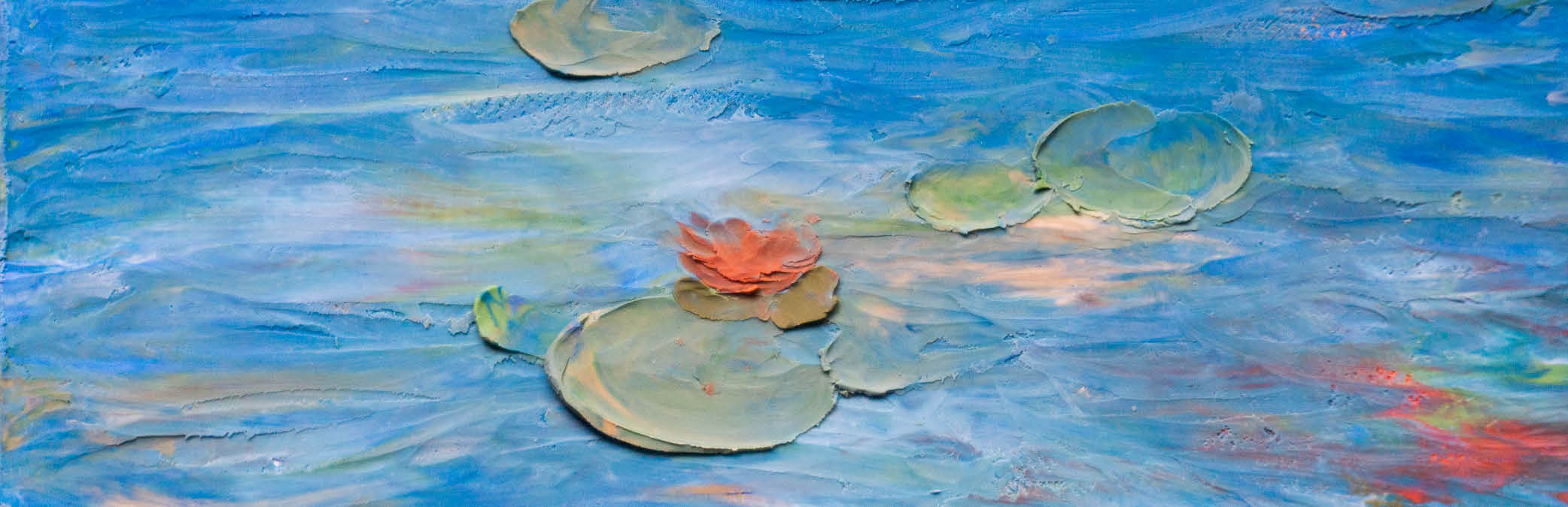 colorful and textured background, painted with clay on canvas, handmade by myself