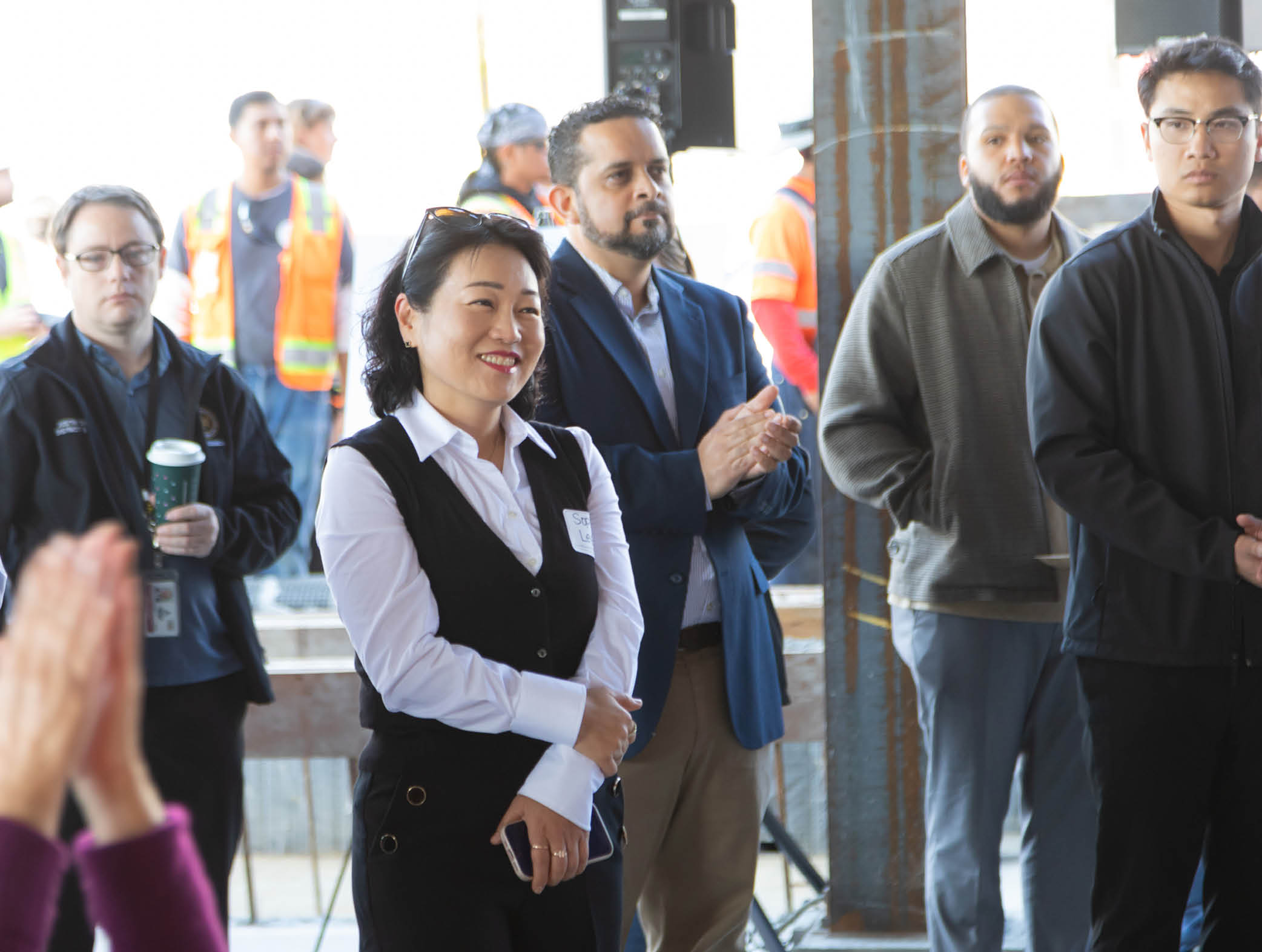Pasadena MOB Last Beam Installation Ceremony - Keck Medicine of USC