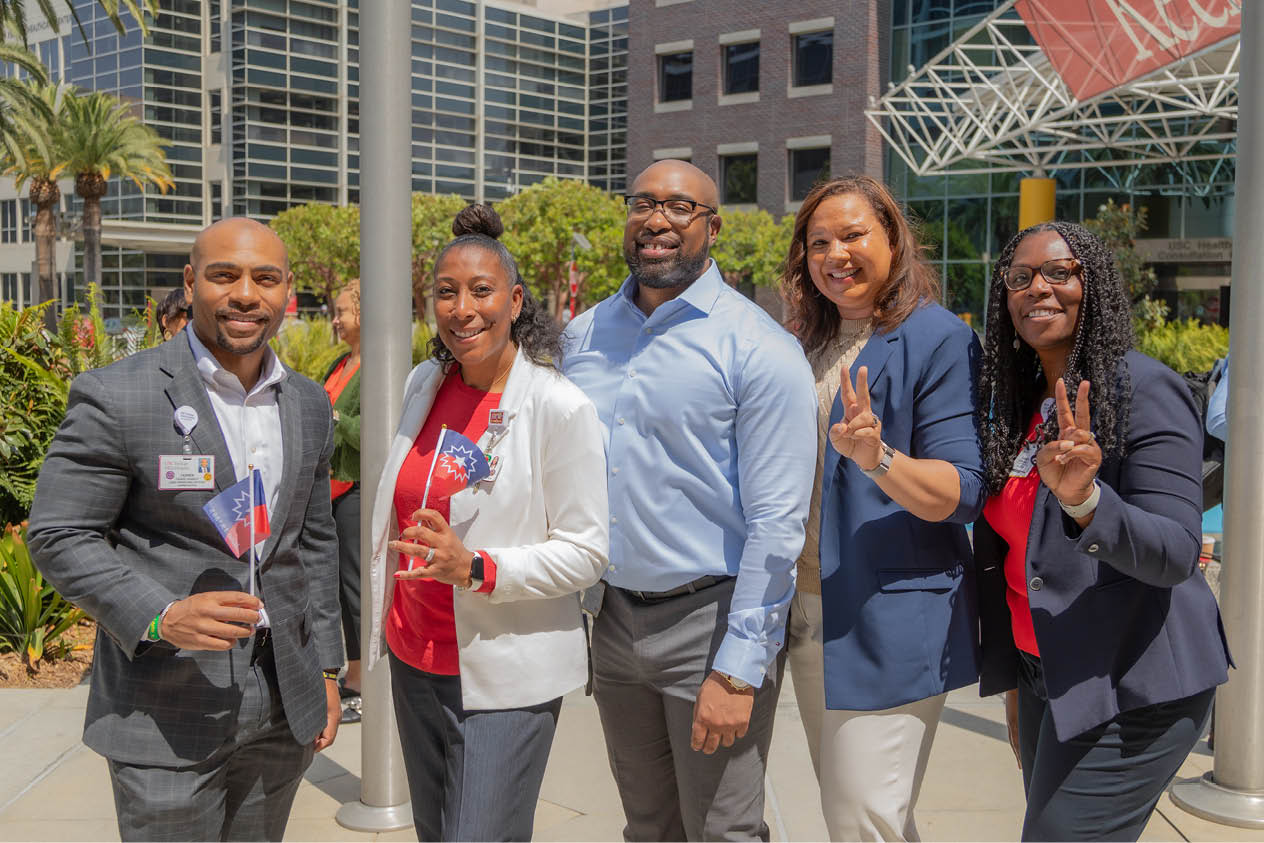 Keck Medicine of USC Celebrates Juneteenth - Juneteenth (June 19) celebrates the emancipation of all enslaved Black people in the U.S.-