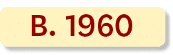 B. 1960
