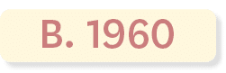 B. 1960