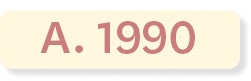 A. 1990