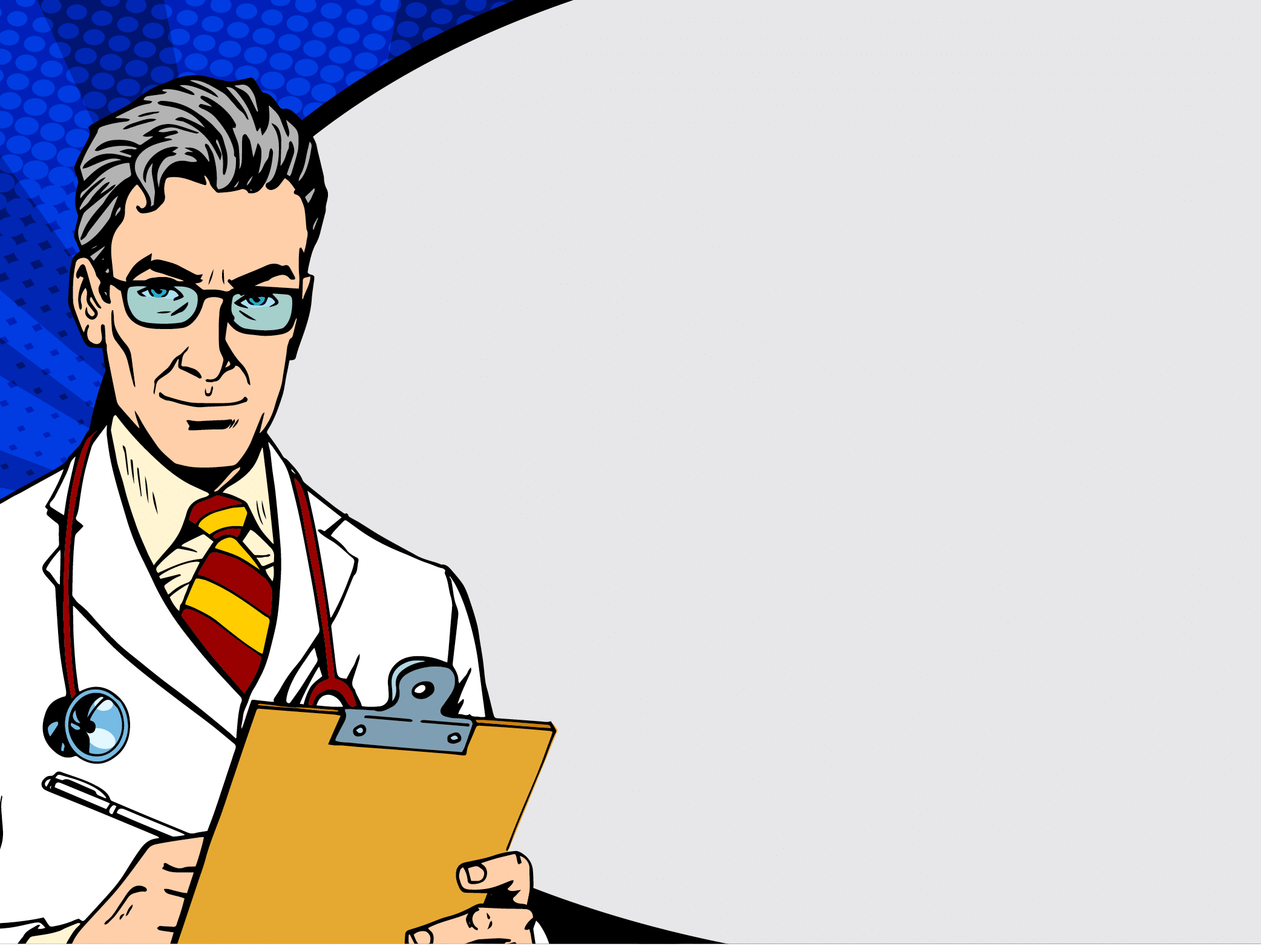 Medicine doctor health background vector pop art retro vector. The medical profession