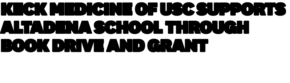 Keck Medicine of USC Supports Altadena School Through Book Drive and Grant