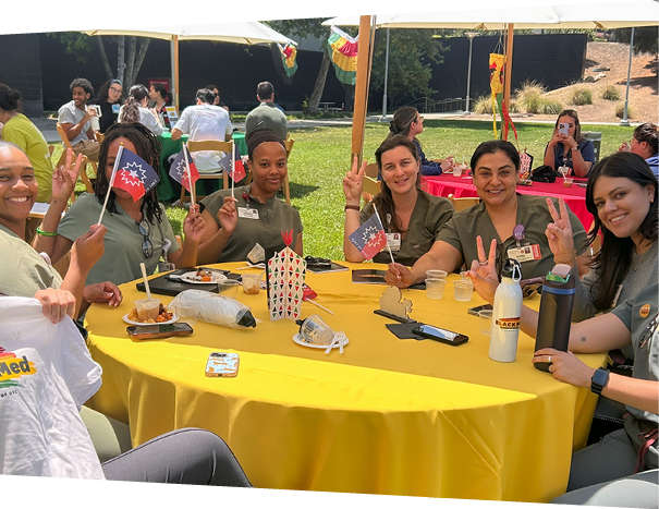 Juneteenth (June 19) celebrates the emancipation of all enslaved Black people in the U.S. -Juneteenth flag raising event celebration at Keck Medicine of USC.