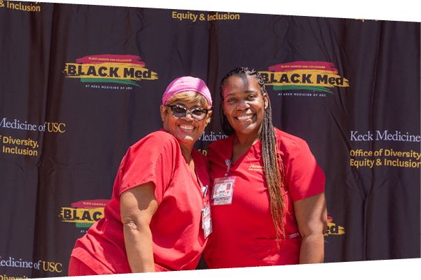 Juneteenth (June 19) celebrates the emancipation of all enslaved Black people in the U.S. -Juneteenth flag raising event celebration at Keck Medicine of USC.