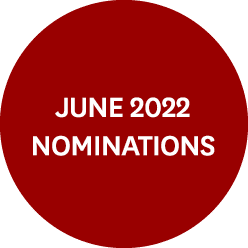 JUNE 2022 Nominations