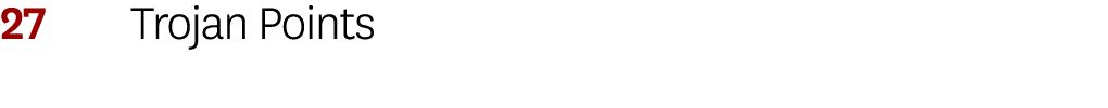 27 Trojan Points