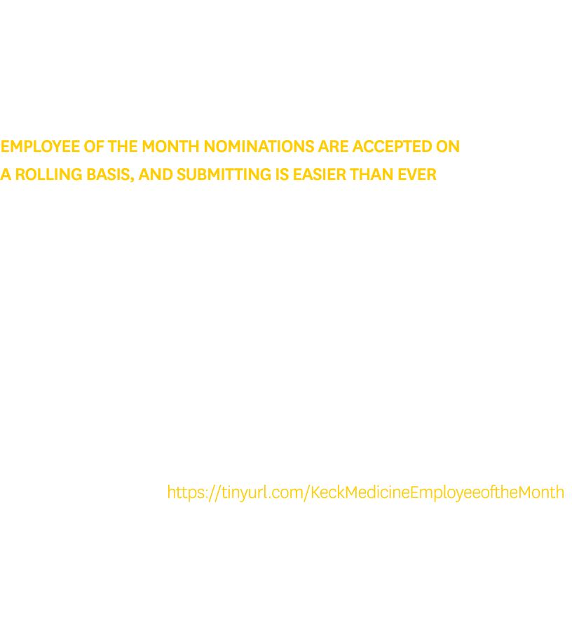 Each month, we take time to recognize colleagues from across the health system who exemplify the organization’s missi...