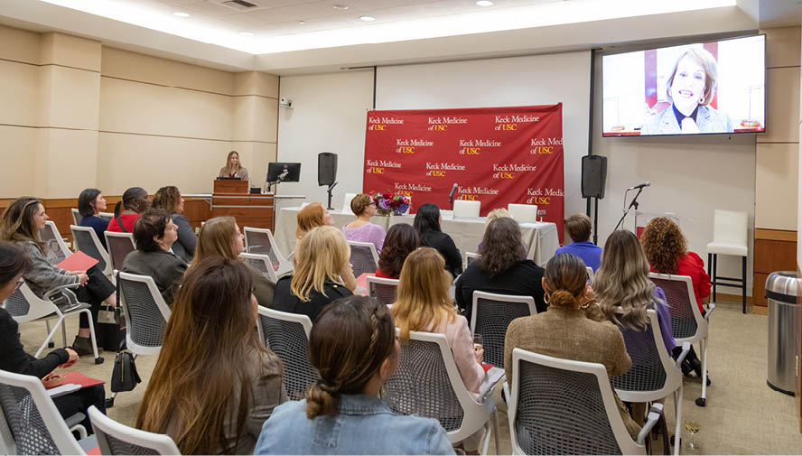 Keck Medicine of USC is proud to celebrate,International Women’s Day, a time when we,reflect on the progress made to promote and,protect women’s equality and human rights.
