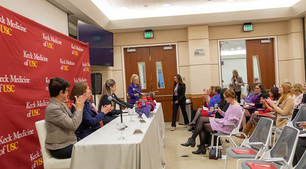 Keck Medicine of USC is proud to celebrate,International Women’s Day, a time when we,reflect on the progress made to promote and,protect women’s equality and human rights.
