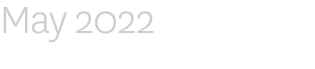 May 2022
