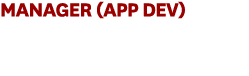 Manager (App Dev) Monte Hollomon 