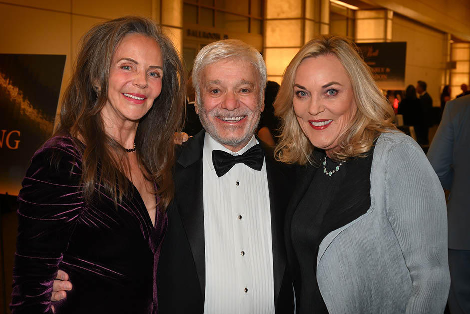 Supervisor Kathryn Barger, right, with with Crystal Ball Honoree Paul Rusnak as they attend the 33rd Annual Crystal Ball in Pasadena benefiting USC Arcadia Hospital. Photo by Steven Georges/LACBOS