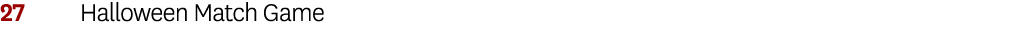 27 Halloween Match Game