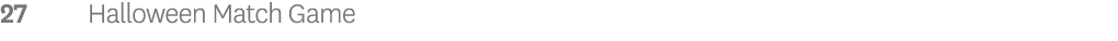27 Halloween Match Game