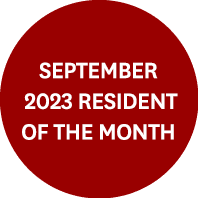 September 2023 Resident of the Month