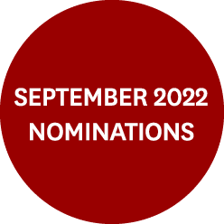 September 2022 Nominations
