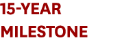 15-Year Milestone