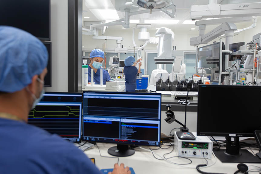VHH Cardiac Cath Lab - USC Verdugo Hills Hospital - Keck Medicine of USC. (Armela Yaghoubi Masihi, RN) (Rebekah Hsieh, RN) (Bret Stodolka, RN)